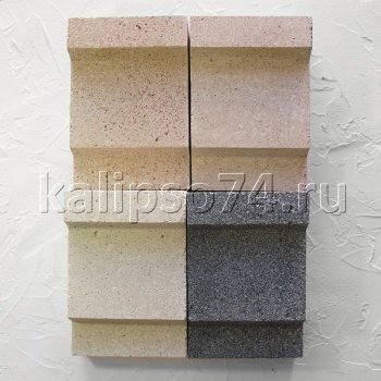 Decorative facing elements of white concrete with PKF Calipso fine aggregate.